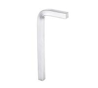 QUARKZMAN Juego de Llaves de Cabeza Cuadrada en Forma de L, 1 Pieza, 8 mm, Acero Cromo-Vanadio, Llave de Perno de 4 Puntos para Reparaciones Básicas en el Hogar, Color Plateado