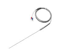 QUARKZMAN K Tipo Termopar Temperatura Sensor Sonda 1x200mm 6.6 Pies Cable 0 a 1000°C(32 a 1832°F) Inoxidable Acero