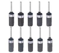 QUARKZMAN Kit de 10Uds Rollos de Papel de Lija Abrasivo 180-2000 Grit con Vástago de 2.35 mm Mangas de Tambor de Lijado Cabezales de Rectificado para Carpintería Pulido de Metal