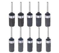 QUARKZMAN Kit de 10Uds Rollos de Papel de Lija Abrasivo 240-2000 Grit con Vástago de 3 mm, Mangas de Tambor de Lijado, Cabezal de Rectificado para Carpintería, Pulido de Metal