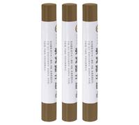 QUARKZMAN Lápices Reparación Para Muebles, 3pcs Barra Cera Para Rellenar Madera, Marcadores Para Retoque Muebles Para Cubrir Rayaduras Agujeros, Roble Natural Marrón