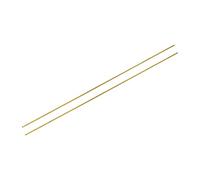 QUARKZMAN Latón Tubo, 1mm OD 0,2mm Pared Grosor 150mm Longitud Redondo Tubo Tubería para Industria, Bricolaje Proyectos 2uds