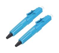 QUARKZMAN LC UPC Fibra Óptica Rápido Conector, Único Modo Fibra Cable Rápido Modo LC Conectores Rápidos Adaptador para Red CATV, Paquete de 2