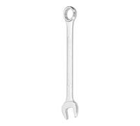QUARKZMAN Llave Combinada 22mm Métrica De 12 Puntos Y Extremo Abierto De Acero Zincado Herramienta De Doble Extremoes Tuberías Muebles Maquinaria Reparación DIY Color Plata Blanco