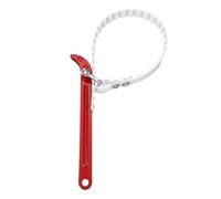 QUARKZMAN Llave Correa Ajustable 8 Pulgadas Mango Llave Correa Para Filtros Aceite Para Reemplazar Filtros Aceite Y Agua Juntas De Tubería De PVC Rojo/Blanco