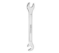 QUARKZMAN Llave de Boca Abierta Ultra Delgada 7mm Métrica Doble Acero Inoxidable 30Cr13 Templado Pulido en Ángulo de 15° y 75° Proyectos del Hogar