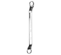 QUARKZMAN Llave de Caja de Doble Extremo de 45 Grados 13mm x 15mm Métrica 12 Puntos Cromo Espejo Plateado Acero Cr-V Llaves de Caja Dobles Largas de Grado Industrial