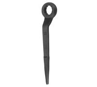 QUARKZMAN Llave De Caja De Una Cabeza 30mm Acero 45# Métrica Llave De Golpe Con Offset Tipo Anillo De Caja De Una Cabeza Y Cola Puntiaguda Para Reparación Y Mantenimiento Negro