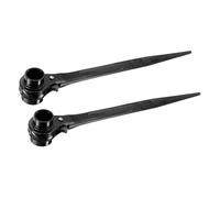 QUARKZMAN Llave De Trinquete Hexagonal Para Andamios 24 X 30mm Con Casetes (Negra) 2 Piezas