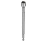 QUARKZMAN Llave de Vaso Hexagonal, 10mm Magnético Impacto Casquillo para Tuercas 1/4" Vástago 150mm Largo Cr-V Métrica Destornillador Barrena Tornillos Ajustador para Taladro Eléctrico