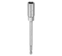 QUARKZMAN Llave de Vaso Hexagonal, 12mm Impacto Casquillo para Taladro 1/4" Vástago 150mm Extra Largo Cr-V Métrica Punta Tornillo Ajustador para Atornillador Eléctrico Mecánico Tuercas