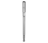 QUARKZMAN Llave de Vaso Hexagonal, 6mm Impacto Casquillo para Taladro 1/4" Vástago 150mm Extra Largo Cr-V Métrica Punta Tornillo Ajustador para Atornillador Eléctrico Mecánico Tuercas