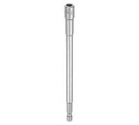 QUARKZMAN Llave de Vaso Hexagonal, 6mm Magnético Impacto Casquillo para Tuercas 1/4" Vástago 150mm Largo Cr-V Métrica Destornillador Barrena Tornillos Ajustador para Taladro Eléctrico