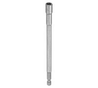 QUARKZMAN Llave de Vaso Hexagonal, 7mm Magnético Impacto Casquillo para Tuercas 1/4" Vástago 150mm Largo Cr-V Métrica Destornillador Barrena Tornillos Ajustador para Taladro Eléctrico