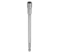 QUARKZMAN Llave de Vaso Hexagonal, 8mm Magnético Impacto Casquillo para Tuercas 1/4" Vástago 150mm Largo Cr-V Métrica Destornillador Barrena Tornillos Ajustador para Taladro Eléctrico