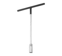 QUARKZMAN Llave de Vaso Métrica en Forma de T de 13 mm Cr-V de 6 Puntos Hexagonales para Reparación de Motocicletas, Bicicletas y Automóviles