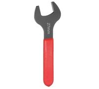 QUARKZMAN Llave Fija Simple De 27mm Métrica Con Ángulo De 15 Grados Llave De Boca Abierta En Forma De U Pequeña Cabeza Plana Con Mango Rojo Para Reparación Automotriz Y Ensamblaje De Muebles