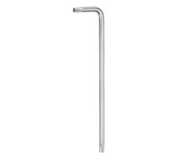 QUARKZMAN Llave Torx T30 A Prueba de Manipulaciones en Forma de Estrella Con Brazo Largo en Forma de L de 6 Puntos de Acero Cromo-Vanadio para Reparaciones Automotrices/Hogareñas