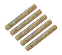 QUARKZMAN M10 x 75mm Varilla Roscada Completa, 30Pcs Perno Roscado Largo de Acero al Carbono con Rosca a la Derecha para Montaje de Muebles Ensamblaje y Fijación