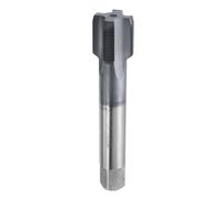 QUARKZMAN M23x1 Macho de Roscar Métrico Acero de Alta Velocidad al Cobalto 6542 Recubierto de TiCN Macho de Roscar de Mano Derecha con Flautas Rectas