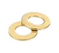 QUARKZMAN M3 Arandela Plana, 300pcs Arandelas de Latón 3x6x0.5mm (ID*OD*Grosor) Anillo de Junta de Sellado Metálico para Tornillos Tuercas y Pernos