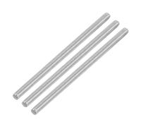 QUARKZMAN M5 x 100mm de Varilla Roscada Completa, 3Pcs Pernos de Barra de Acero Inoxidable Rosca a la Derecha, para Ensamblaje de Muebles y Maquinaria