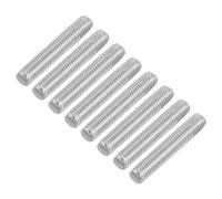 QUARKZMAN M5 x 30mm de Varilla Roscada Completa, 8Pcs Pernos de Barra de Acero Inoxidable Rosca a la Derecha, para Ensamblaje de Muebles y Maquinaria