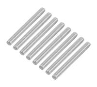 QUARKZMAN M5 x 50mm de Varilla Roscada Completa, 8Pcs Pernos de Barra de Acero Inoxidable Rosca a la Derecha, para Ensamblaje de Muebles y Maquinaria