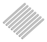 QUARKZMAN M5 x 75mm de Varilla Roscada Completa, 8Pcs Pernos de Barra de Acero Inoxidable Rosca a la Derecha, para Ensamblaje de Muebles y Maquinaria