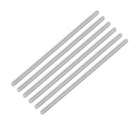 QUARKZMAN M6 x 170mm de Varilla Roscada Completa, 6Pcs Pernos de Barra de Acero Inoxidable Rosca a la Derecha, para Ensamblaje de Muebles y Maquinaria