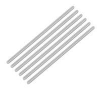 QUARKZMAN M6 x 180mm de Varilla Roscada Completa, 6Pcs Pernos de Barra de Acero Inoxidable Rosca a la Derecha, para Ensamblaje de Muebles y Maquinaria