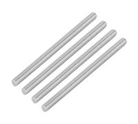 QUARKZMAN M6 x 90mm de Varilla Roscada Completa, 4Pcs Pernos de Barra de Acero Inoxidable Rosca a la Derecha, para Ensamblaje de Muebles y Maquinaria
