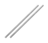 QUARKZMAN M8 x 250mm Varilla Roscada Completa, 1.25mm Paso Perno Roscado de Tornillo de Acero Inoxidable Barra de Rosca a la Derecha para Industrial Máquinas Herramienta de Precisión, 2pcs