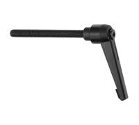 QUARKZMAN M8 X 80mm Manija de Perilla Ajustable con Rosca Macho Negro | Botón de Empuje Trinquete de Liberación Rápida Perno Giratorio de Bloqueo, para Maquinaria de Torno