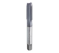 QUARKZMAN Macho De Roscar 3/8"-28 UNS Hilo 6542 Acero Rápido De Cobalto Recubierto De TiCN Macho Plano De Tres Canales Rectos Macho De Roscar A Mano Derecha