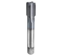 QUARKZMAN Machuelo 5/8"-36 UNS Hilo 6542 Acero Rápido Con Cobalto Recubierto TiCN Machuelo De Enchufe Diestro Cabeza Plana 4 Canales Rectos Herramienta De Roscado A Mano