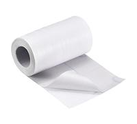 QUARKZMAN Madera Grano Cinta 4.72" x16 Pies Pared Papel Borde Adhesivo Autoadhesivo Madera Grano Reparación Parche con Raspador para Pared Esquina Mesa Puerta Sofá Muebles (Blanco)