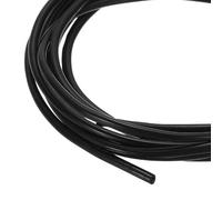 QUARKZMAN Manga De Cable De Silicona Partida De 3 m, DI 3 mm Negro Tubo De Silicona Partido Organizador De Cables Funda De Protección para Cable De Carga USB Cable De Audio Y Video