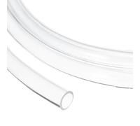 QUARKZMAN Manguera Transparente PVC 10mm ID x 13mm OD Tubo transparente flexible, 2.6Metros tubo pvc plástico de transferencia de agua aceite aire para Tanque y Acuario