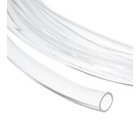 QUARKZMAN Manguera Transparente PVC 13mm ID x 16mm OD Tubo transparente flexible, 4.6Metros tubo pvc plástico de transferencia de agua aceite aire para Tanque y Acuario