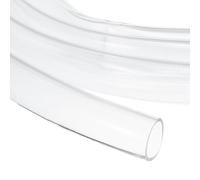 QUARKZMAN Manguera Transparente PVC 22mm ID x 26.26mm OD Tubo transparente flexible, 1.85Metros tubo pvc plástico de transferencia de agua aceite aire para Tanque y Acuario