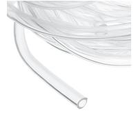 QUARKZMAN Manguera Transparente PVC 4mm ID x 6.6mm OD Tubo transparente flexible, 3.8Metros tubo pvc plástico de transferencia de agua aceite aire para Tanque y Acuario