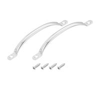 QUARKZMAN Manijas de Puerta de Acero Inoxidable, 2 Unidades de 145 mm/5.71" de Largo con Tornillos, Manijas de Hardware para Gabinetes y Cajones