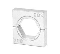 QUARKZMAN Matriz De Crimpado Hidráulico 2/0AWG 300mm 12 Toneladas | Matriz Hexagonal De Reemplazo, Para Herramienta De Crimpado YQK-240/300, Terminales De Cable Eléctrico Cable De Acero
