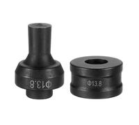 QUARKZMAN Matriz Hidráulica Para Perforar Agujeros 13.8mm Agujero Redondo Acero 40Cr Kit De Perforación Eléctrica Para Máquina De Perforación Eléctrica CH-60 Negro