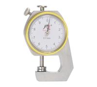 QUARKZMAN Metal Esfera Grosor Calibre 0-10mm | 0,01mm Mecánico Grosor Probador Calibre Plano Dirigir para Medida Cuero, Papel, Chapa Metal