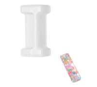 QUARKZMAN Moldes De Letras De Resina De 2.5 Pulgadas Letra I Mayúscula Moldes De Letras 3D De Silicona Para Hacer Velas Manualidades DIY Arte De Palabras Decoración Del Hogar Y Fiestas