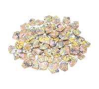 QUARKZMAN Mosaicos De Cerámica Irregulares, 500g/1.1lb Fragmentos De Mosaicos De Porcelana Irregulares Con Esmalte Para Manualidades Arte DIY Decoración Del Hogar, Amarillo/Rosa