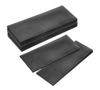 QUARKZMAN Niveladores De Muebles, 6 Pcs Cuñas Para Muebles, Cuñas De Plástico Negras, Firmes Y Antideslizantes Para Mesas Desniveladas, Patas De Cómoda Y Más Muebles DIY (120 X 50 X 8mm)
