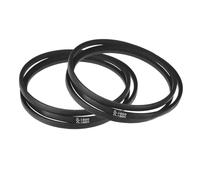 QUARKZMAN O-1600 Correa de Transmisión de Goma, 2pcs Correa de conducción en V correa trapezoidal de caucho de bucle Tipo O para transmisión de potencia industrial, 1600x6x10mm(LxAxPaso)